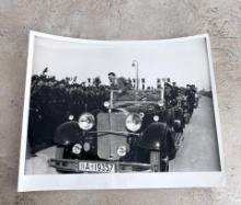 Adolf Hitler In Motorcade Photo