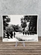 Hitler & Staff In Front Of Armistice Train Photo