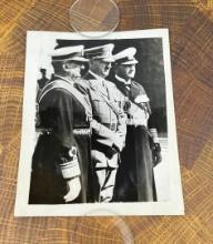 Hitler Watches Prinz Eugen Christening Photo