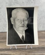 President Paul von Hindenburg File Photo