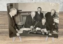 Von Ribbentrop Signs Non Aggression Pact Photo