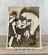 Adolf Hitler Birthday Greets Little Girls Photo