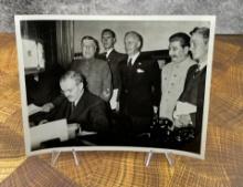 Signing German Soviet Non Aggression Pact Photo