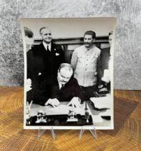 Signing German Soviet Non Aggression Pact Photo