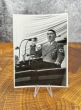 Adolf Hitler Gives Speech Photo