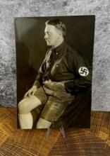 Adolf Hitler 1925 Lederhosen Portrait Photo
