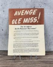 George Lincoln Rockwell Avenge Ole Miss Leaflet