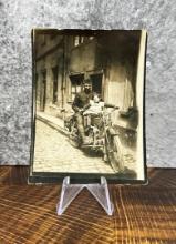 WWI WW1 US Army Motorcycle Photo