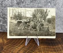 WWI WW1 Motorcycle RPPC Postcard