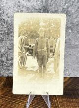 WWI WW1 US Army Artillery RPPC Postcard