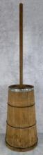 Antique Wood Butter Churn