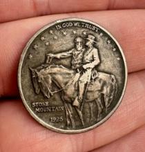 1925 Stone Mountain Silver Half Dollar