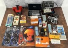 Collection of Vintage Cameras and Accessories