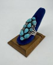 Navajo Sterling Silver Turquoise Ring