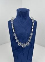 Mid Century Lucite Bead Necklace