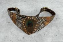 Peacock Feather Belt