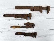 Group of Antique Pipe Wrenches