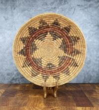 Large Navajo Indian Wedding Basket