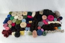 Large Grouping of Crochet Yarn