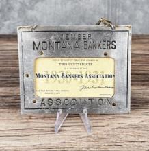 Montana Bankers Association Sign