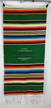 Mexican Wool Serape Saltillo Blanket