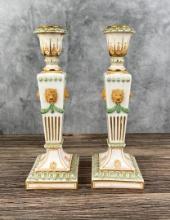 Royal Copenhagen Flora Danica Candlesticks