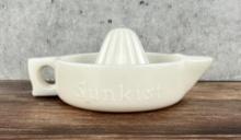 Sunkist Milk Glass Juicer