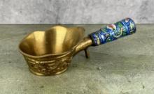 Cloisonne Chinese Silk Iron