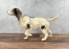 Antique Hubley Cast Iron English Setter Door Stop