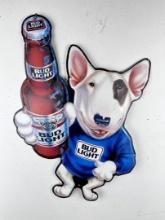 1989 Spuds McKenzie Bud Light Metal Sign