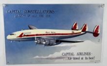 Capital Airlines Tin Sign