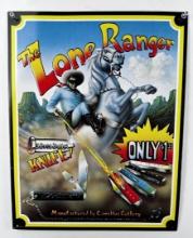 Lone Ranger Knife Tin Sign