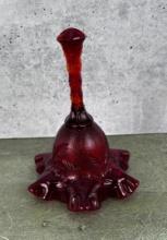 Fenton Glass Country Cranberry Bell