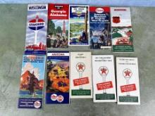 Vintage Gas Station Road Maps