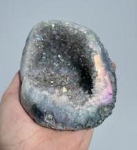 Aura Amethyst Cluster Geode