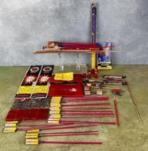 Collection Of Vintage Fireworks