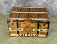 Patterson's Seal Cut Plug Tobacco Tin