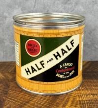 Burley Bright Half and Half Tobacco Tin