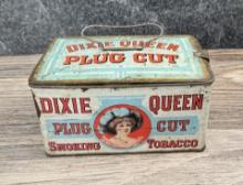 Dixie Queen Plug Cut Tobacco Tin