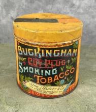 Buckingham Cut Plug Tobacco Tin