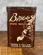 Briggs Pipe Mixture Pocket Tobacco Tin