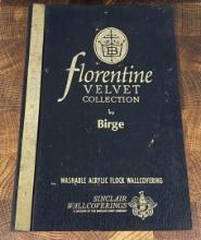 Birge Florentine Velvet Wallpaper Sample Book