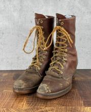 Vintage Logger Pack Boots Size 7 1/2