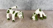 Chic Pottery Ohio Dog Figurines