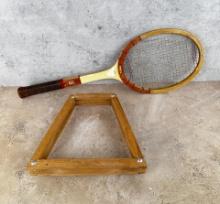 Vintage Wood Tennis Racquet