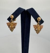 10k Black Hills Gold Earrings