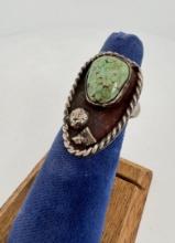 Navajo Sterling Silver Turquoise Ring