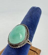 Navajo Sterling Silver Turquoise Ring