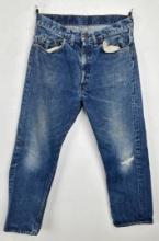 Levis 505 Redline Selvedge Denim Jeans Big E 32x27