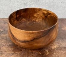 Michael Lee Hawaii Carved Koa Wood Bowl